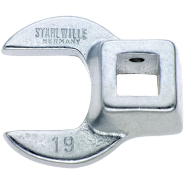 Stahlwille Tools CROW-FOOT Wrench Size 19 mm inside square 3/8 " L.42, 5 mm 02200019